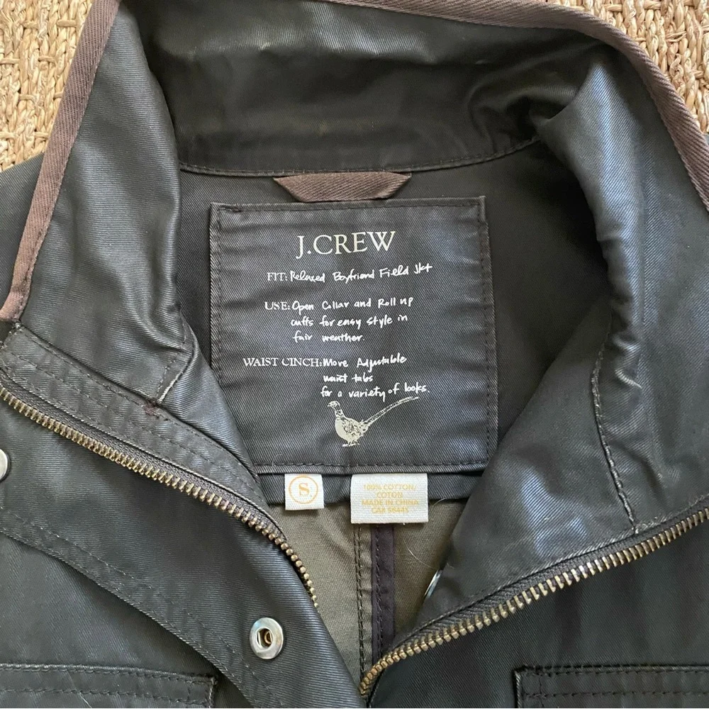 J crew green field jacket size small green - Picture 5 of 7